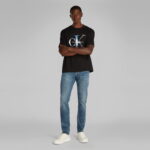 Calvin Klein Photo Monogram Erkek Siyah T-Shirt