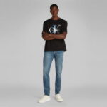 Calvin Klein Photo Monogram Erkek Siyah T-Shirt