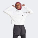 adidas Aeroready Game and Go Kadın Beyaz Günlük Ceket