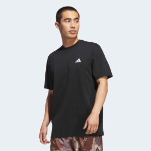 adidas Basketball Grafik Erkek Siyah Basketbol T-Shirt