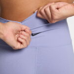 Nike One Dri-Fit 7/8 Kadın Mor Tayt