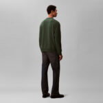 Calvin Klein Terry Monogram  Erkek Yeşil Sweatshirt