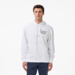 Calvin Klein Terry Graphic Erkek Beyaz Sweatshirt
