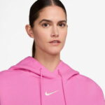 Nike Sportswear Phoenix Fleece Kadın Pembe Sweatshirt