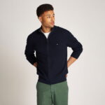 Tommy Hilfiger Erkek Mavi Triko