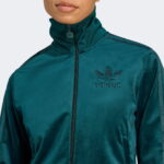 adidas Velvet Track Top Kadın Yeşil Eşofman Üstü