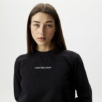 Calvin Klein Jeans Institutional Kadın Siyah Sweatshirt
