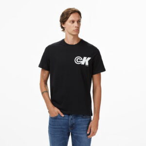 Calvin Klein Sport Logo Graphic Erkek Siyah T-Shirt