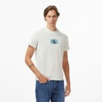 تی شرت سفید مردانه باکس نوار گرافیکی کالوین کلین - تصویر 16