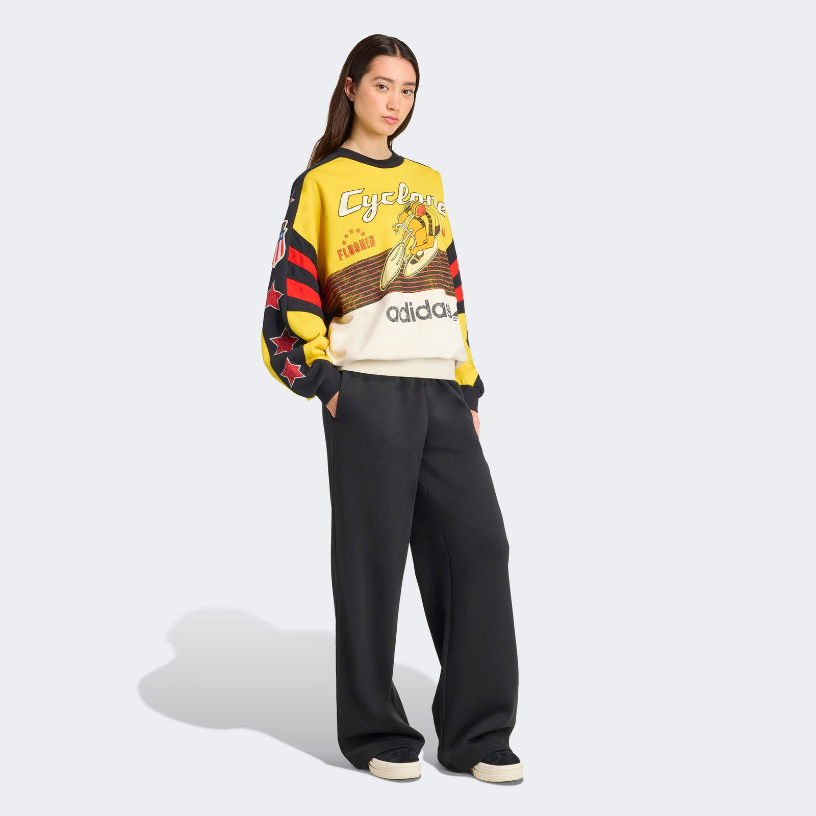 14656E4D-77D2-493D-95Cb-6C85711A7122_Size2000X2000_Cropcenter Adidas Archive Cycling Kadın Sarı Vintage Sweatshirt