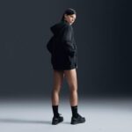 Nike Sportswear Phoenix Fleece Oversize Hoodie Kadın Siyah Eşofman Üstü