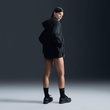 1A34579B-2430-4B94-8Ee4-C33Bae0E5B0D_Size375_Croptop Nike Sportswear Phoenix Fleece Oversize Hoodie Kadın Siyah Eşofman Üstü
