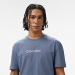 Calvin Klein Hero Logo Comfort Erkek Mavi T-Shirt