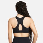 Nike Dri-Fit Alpha Zip-Front Kadın Siyah Bra