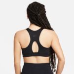 Nike Dri-Fit Alpha Zip-Front Kadın Siyah Bra