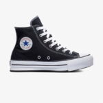 کفش کتانی پلتفرم سیاه جوان Converse چاک تیلور All Star اوا لیفت - تصویر 6