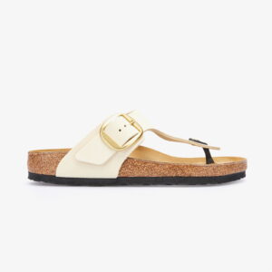 Birkenstock Gizeh Big Buckle Kadın Ekru Terlik