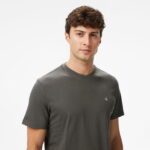 Calvin Klein Classic Monogram Erkek Gri T-Shirt