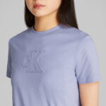 Calvin Klein Regular Kadın Mor T-Shirt
