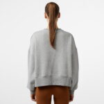 Nike Sportswear Phoenix Fleece Oversize Crew Kadın Gri Sweatshirt