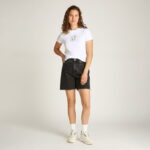 Calvin Klein Front Photo Graphic Baby Kadın Beyaz T-Shirt