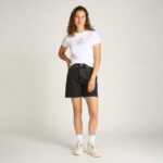 Calvin Klein Front Photo Graphic Baby Kadın Beyaz T-Shirt