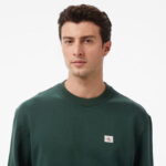 Calvin Klein Terry Badge Erkek Yeşil Sweatshirt