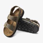 Birkenstock Milano Artic Old Erkek Haki Terlik