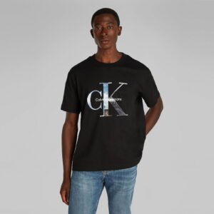 Calvin Klein Photo Monogram Erkek Siyah T-Shirt