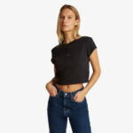 Calvin Klein Monogram Kadın Siyah T-Shirt