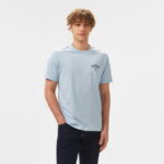 Tommy Hilfiger Monotype All American Erkek Mavi T-Shirt