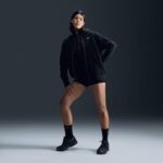 Nike Sportswear Phoenix Fleece Oversize Hoodie Kadın Siyah Eşofman Üstü
