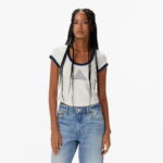 Calvin Klein Graphic Kadın Beyaz T-Shirt