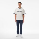 شلوار آبی مردانه باریک چینو پنبه ای امضا کالوین کلاین - تصویر 14