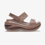 صندل قهوه ای زنانه Crocs کلاسیک مگا کراش - تصویر 22