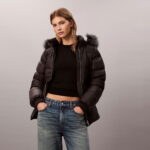 Calvin Klein Mid Down Kadın Siyah Ceket