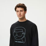 Karl Lagerfeld Erkek Renkli Sweatshirt