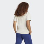 adidas Essentials Small Logo Cotton Kadın Bej T-Shirt