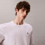 Calvin Klein Easy Monogram Erkek Beyaz T-Shirt