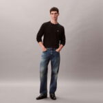 Calvin Klein Easy Monogram Erkek Siyah T-Shirt