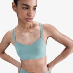 Nike Dri-Fit Zenvy Strappy Kadın Yeşil Bra