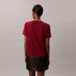 Calvin Klein Logo Classic   Kadın Kırmızı T-Shirt