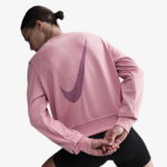 Nike One Dri-Fit Crew Kadın Pembe Sweatshirt