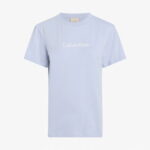 Calvin Klein Hero Logo Regular Kadın Mavi T-Shirt