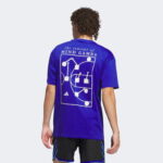 adidas Basketball Graphic Erkek Mavi T-Shirt