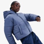 Nike Sportswear Classic Puffer Kadın Mavi Mont