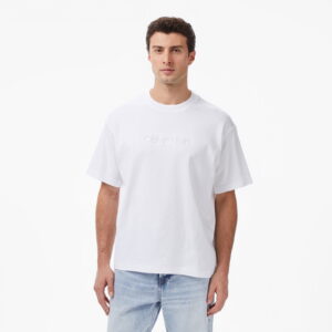 Calvin Klein Fashion Logo Erkek Beyaz T-Shirt
