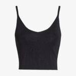 Calvin Klein Rayon Sweater Bralette Kadın Siyah Triko