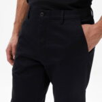 Calvin Klein Slim Cotton Stretch Chino Trouse Erkek Siyah Pantolon