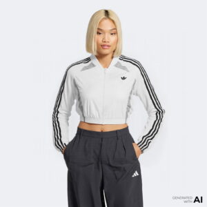 adidas Adicolor Teamgeist Kadın Beyaz Eşofman Üstü